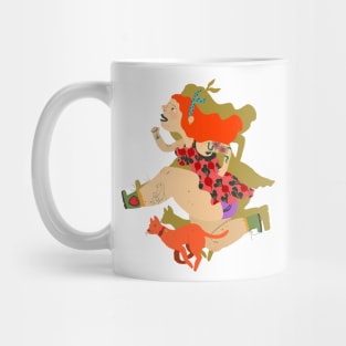 Running girl Mug